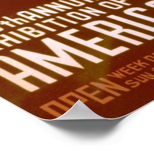 アメリカ絵画ヴィンテージポスター ポスター (角)