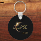 アメリカ総和04 08 24皆既食太陽の2024 キーホルダー (正面)