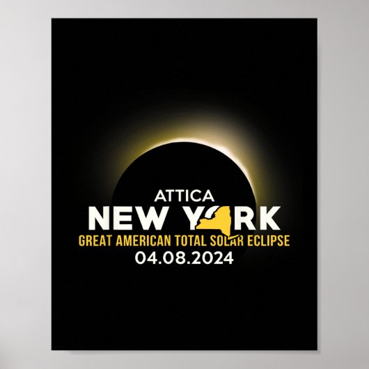 アメリカ総和04 08 24皆既食太陽の2024 ポスター (正面)
