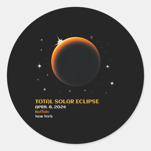 アメリカ総和04 08 24皆既食太陽の2024 ラウンドシール (正面)