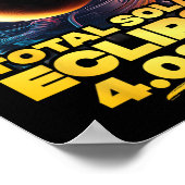 アメリカ総4.08.24皆既食太陽の猫2 ポスター (角)