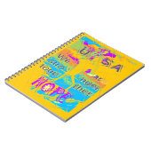 アメリカ美しいアメージング文字デザイン ノートブック (左側)