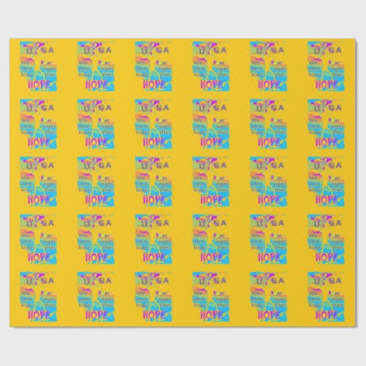 アメリカ美しいアメージング文字デザイン ラッピングペーパー (フラット)