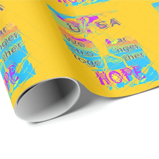アメリカ美しいアメージング文字デザイン ラッピングペーパー (ロールコーナー)