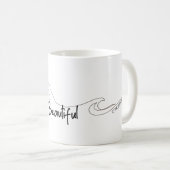 アメリカ美しいデナリ湾メキシコマグ コーヒーマグカップ (正面右)