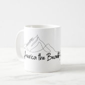 アメリカ美しいデナリ湾メキシコマグ コーヒーマグカップ (正面左)