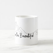 アメリカ美しいデナリ湾メキシコマグ コーヒーマグカップ (中央)