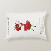 アメリカ美しいバラお洒落フラワーズブックアート アクセントクッション (正面)