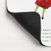 アメリカ美しいバラお洒落フラワーズブックアート マウスパッド (コーナー)