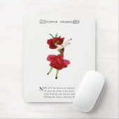 アメリカ美しいバラお洒落フラワーズブックアート マウスパッド (マウス)