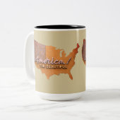 アメリカ美しいマグカップ ツートーンマグカップ (正面左)