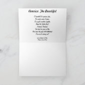 アメリカ美しいメッセージカード カード (内部)