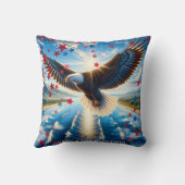 アメリカ美しい愛国的なアメリカ装飾用クッション クッション (裏面)