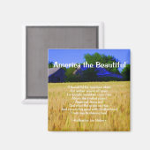 アメリカ美しい磁石 マグネット (正面/裏面)