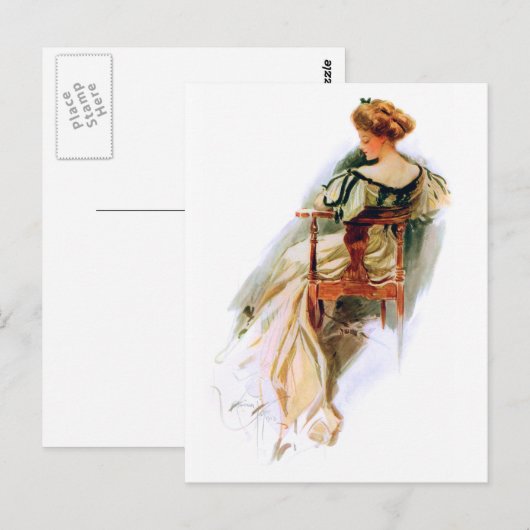 アメリカ美しい ポストカード (正面/裏面)