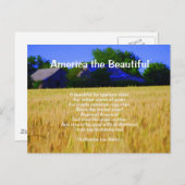 アメリカ美 ポストカード (正面/裏面)