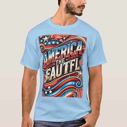 アメリカ美 Tシャツ (正面)