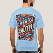 アメリカ美 Tシャツ (裏面)
