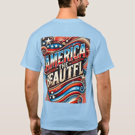 アメリカ美 Tシャツ (裏面)