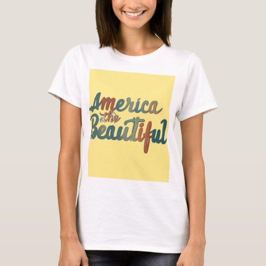 アメリカ美 Tシャツ (正面)