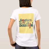 アメリカ美 Tシャツ (裏面)