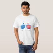 アメリカ考え合衆国おもしろいのアメリカ Tシャツ (正面フル)