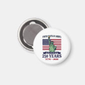 アメリカ自由の女神250周年1776-2026 マグネット (正面/裏面)