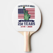 アメリカ自由の女神250周年1776-2026 卓球ラケット (裏面)