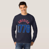 アメリカ自由の年1776 Tシャツ (正面フル)