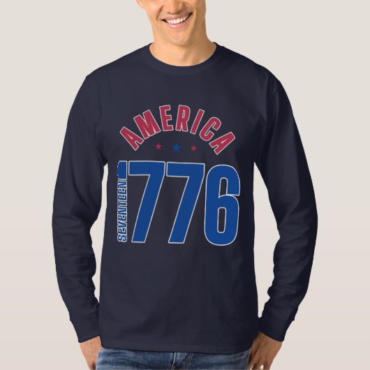 アメリカ自由の年1776 Tシャツ (正面)
