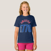 アメリカ自由の年1776 Tシャツ (正面フル)