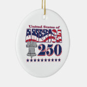 アメリカ自由の鐘250 セラミックオーナメント (右)