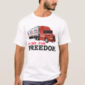 アメリカ自由ユニセックスTシャツ Tシャツ (正面)