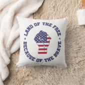 アメリカ自由国旗の国 クッション (ブランケット)