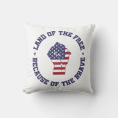 アメリカ自由国旗の国 クッション (正面)