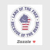 アメリカ自由国旗の国 シール (シート)