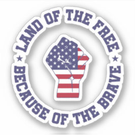 アメリカ自由国旗の国 シール