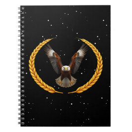 アメリカ自由情景 | 愛国的なワシ ノートブック