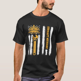 アメリカ航空機整備士 航空技術者 Tシャツ