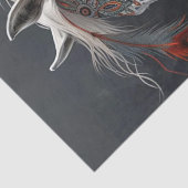 アメリカ色彩の鮮やかのインドの馬の切り離し 薄葉紙 (詳細)