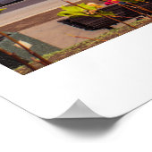 アメリカ色彩の鮮やかサンフランシスコのレディースハウス ポスター (角)