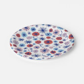 アメリカ花火7月4日 ペーパープレート (アングル)