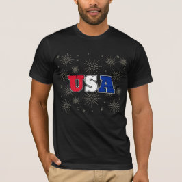アメリカ花火 Tシャツ