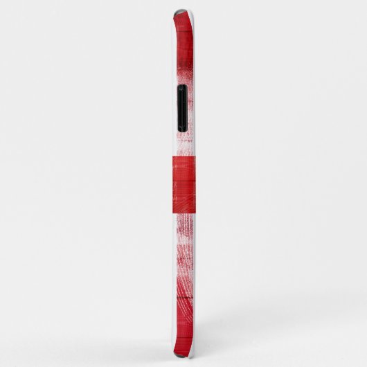 アメリカ英語の旗|の木製の穀物及びPaintstrokes Case-Mate iPhoneケース (裏面/右)