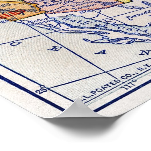 アメリカ表現船積 ポスター (角)