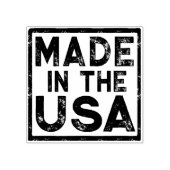 アメリカ製のゴム印 ラバースタンプ (インプリント)