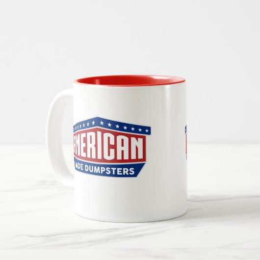アメリカ製のダンプスターマグ（2トーン） ツートーンマグカップ (正面左)