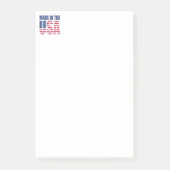 アメリカ製のメモ ポストイット (正面)