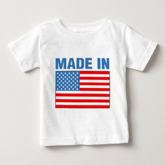アメリカ製の商品 ベビーTシャツ (正面)