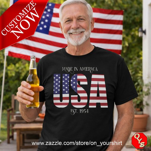アメリカ製の愛国的なアメリカ Tシャツ